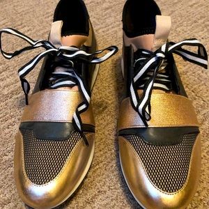 Steve Madden Rose Gold Sneakers